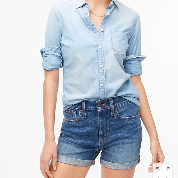 J.Crew - Classic denim short in dark Pacific blue wash - size 27 - Picture 1 of 8